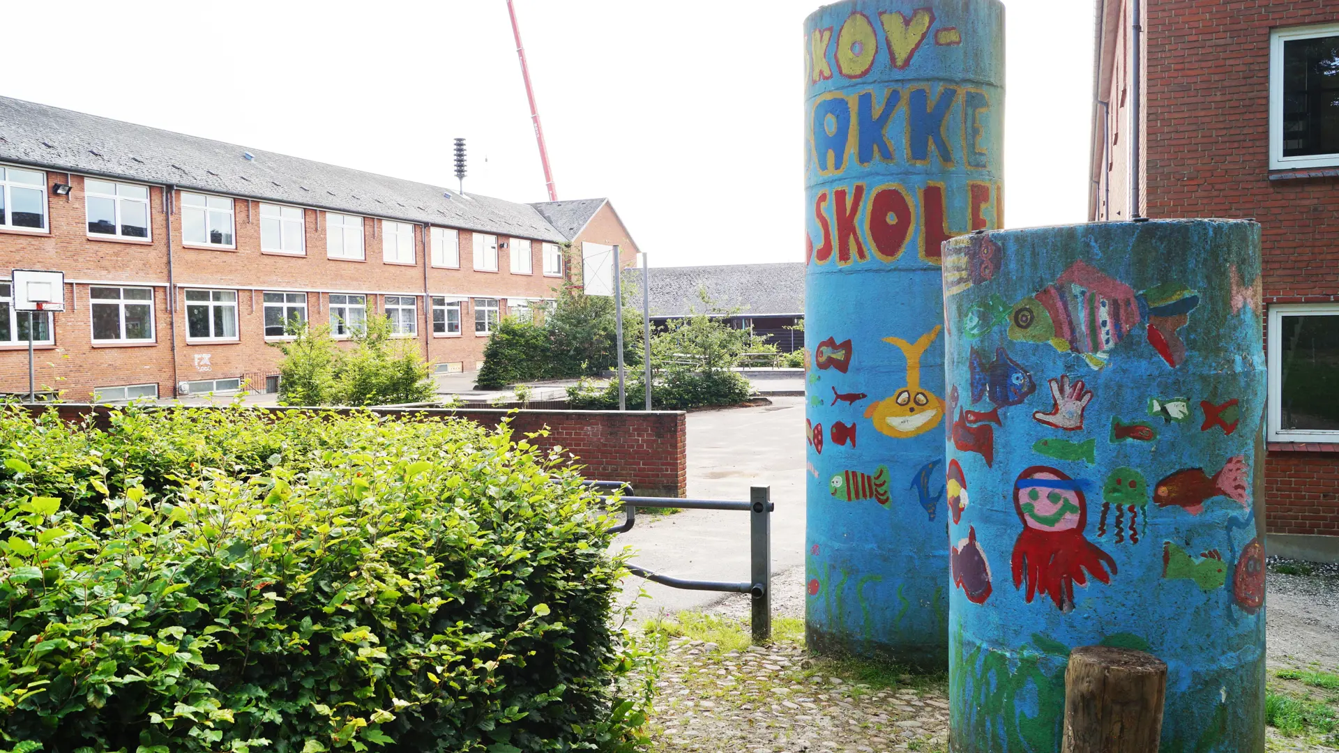 Skovbakkeskolen Foer Nedbrydningsarbejdet Gik Igang
