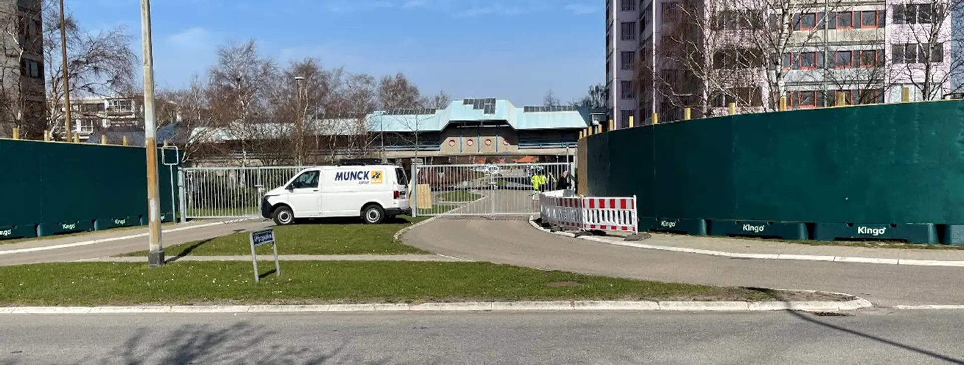 Lukning af byggeplads