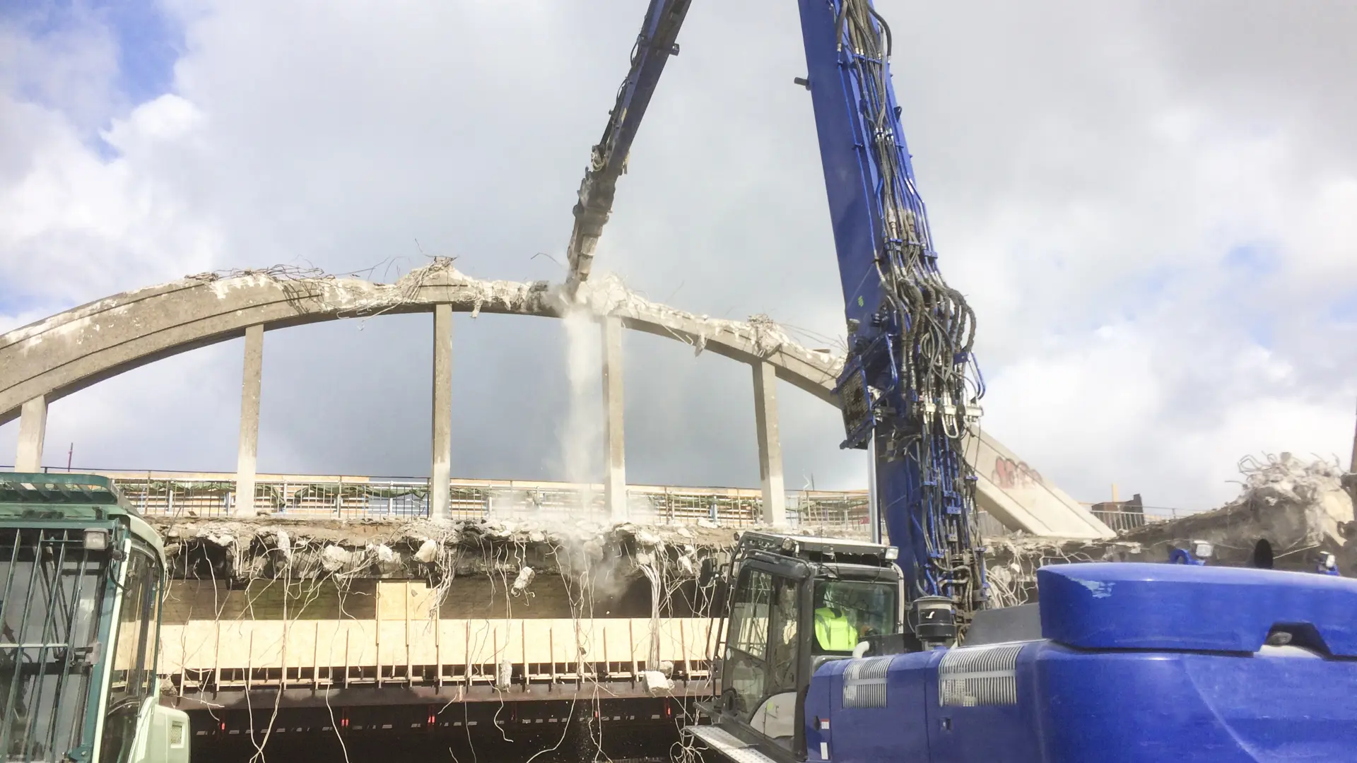 Rampen I Naestved Rives Ned Med Langarm