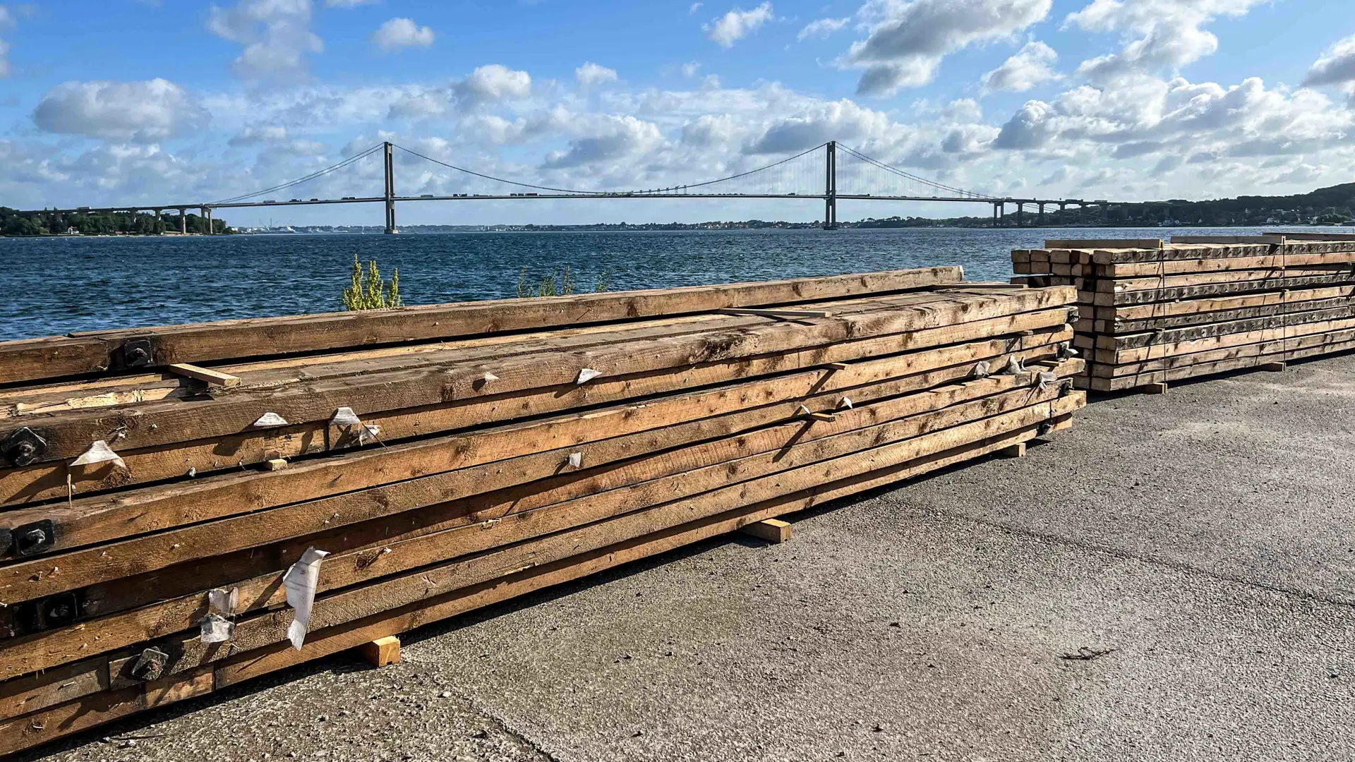 Træåser klar til genbrug