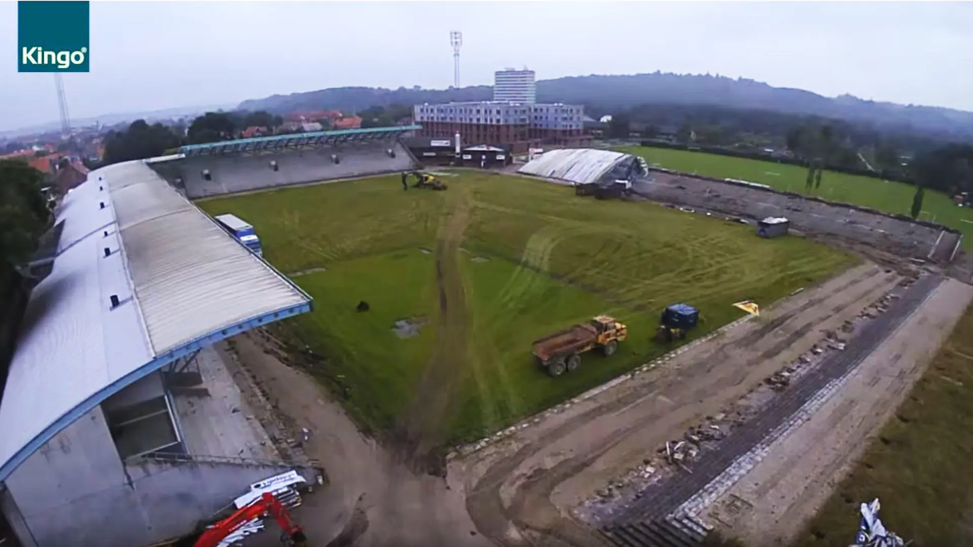 Totalnedbrydning af Mascot Park i Silkeborg