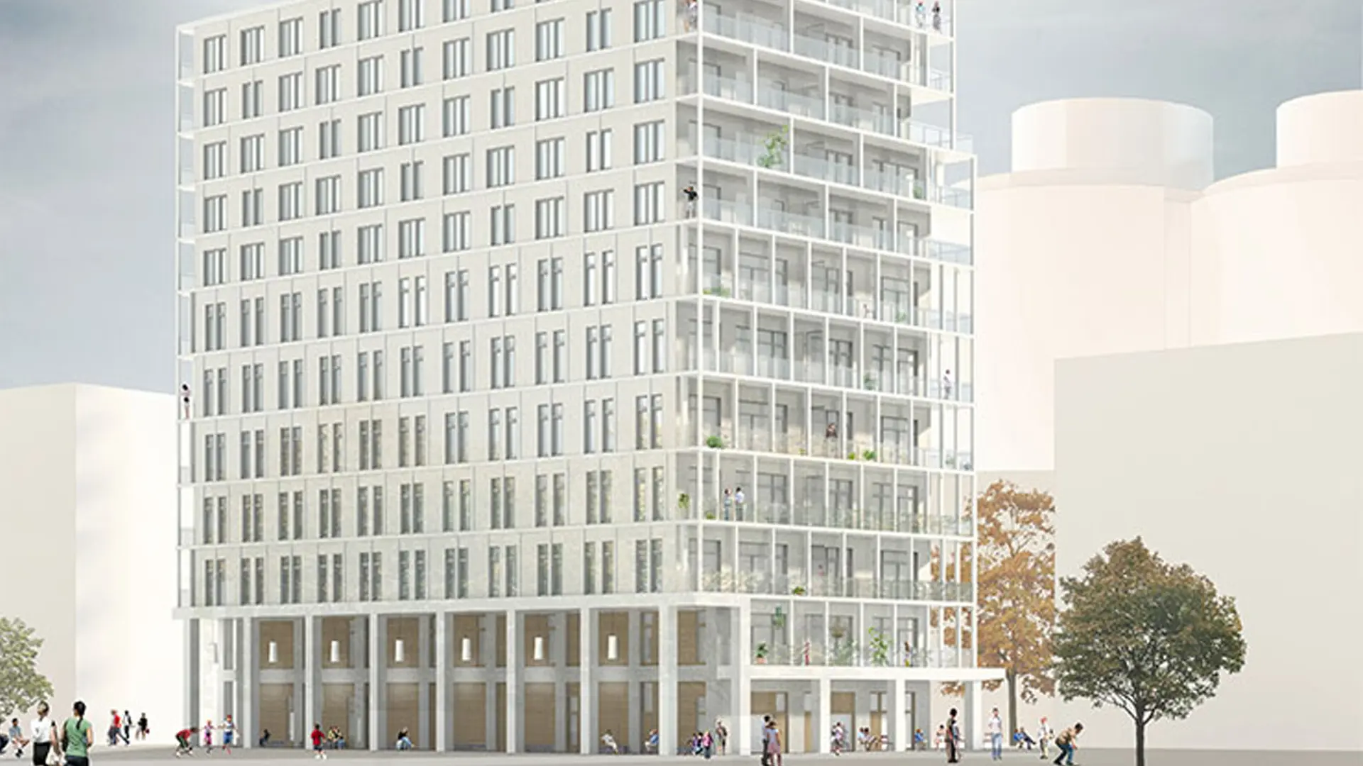 Frihavns Taarnet Faerdigbygget