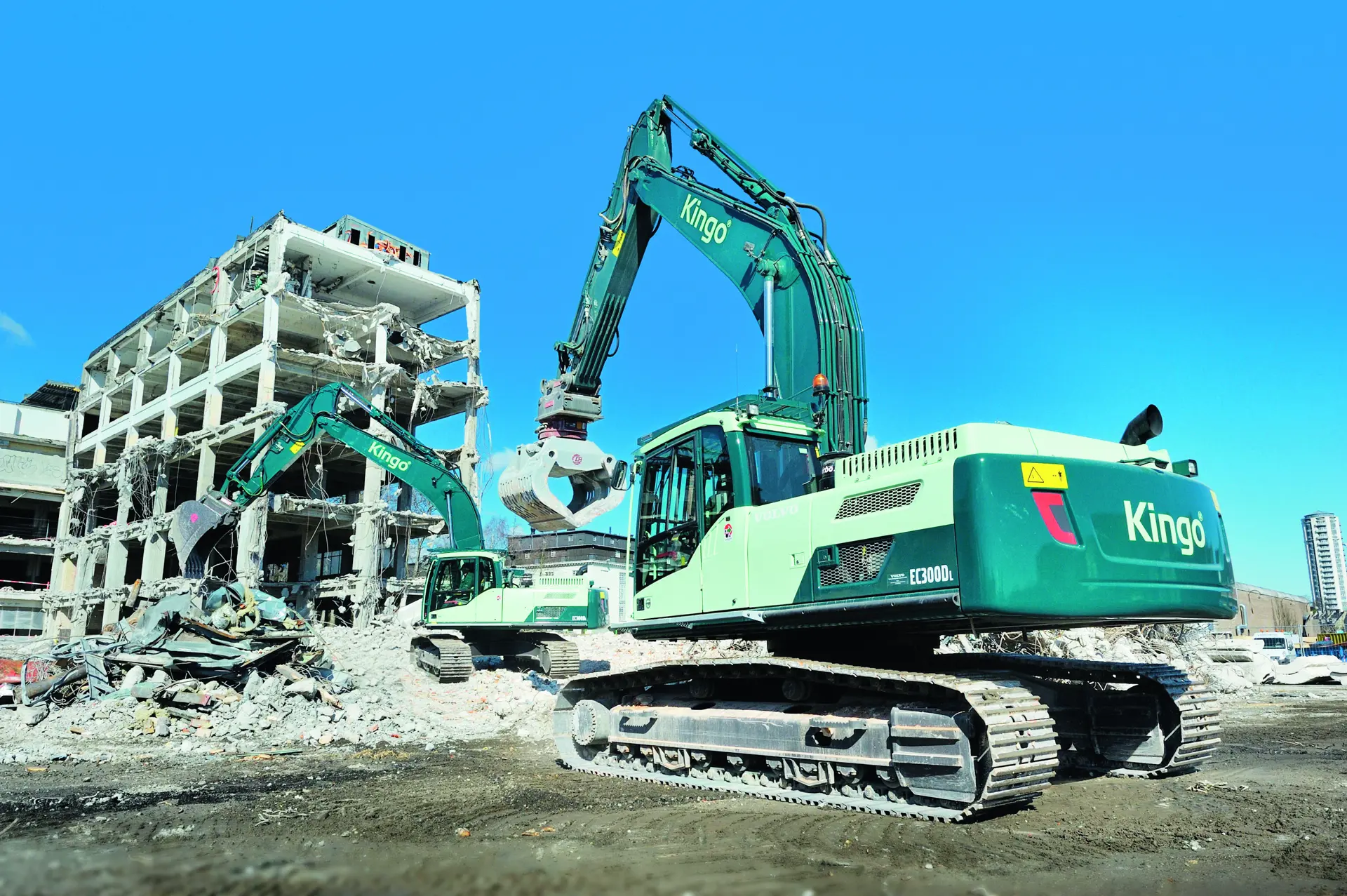 Totalnedbrydning maskiner